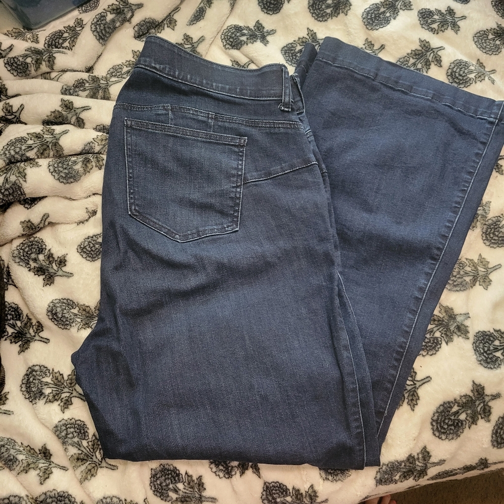 Torrid Bombshell Flare Super Soft Jeans - Deep Indigo
